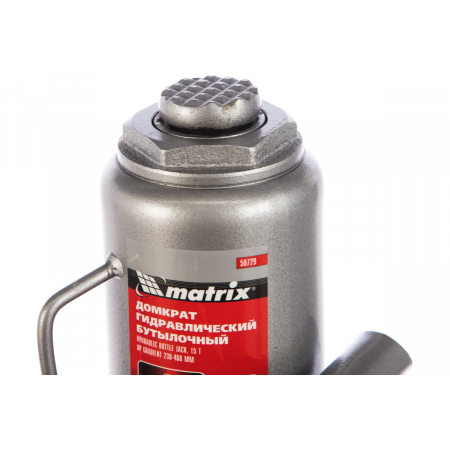Домкрат MATRIX 50729  бутылочный 15т h подъема 230–460мм, фото , изображение 3