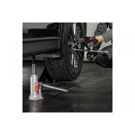 Домкрат MATRIX 50752  бутылочный 3т h подъема 194–372мм в пласт. кейсе, фото , изображение 10