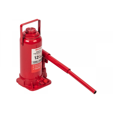 Домкрат гидравлический бутылочный 12т REXANT, фото , изображение 9