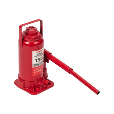 Домкрат гидравлический бутылочный 15т REXANT, фото , изображение 8