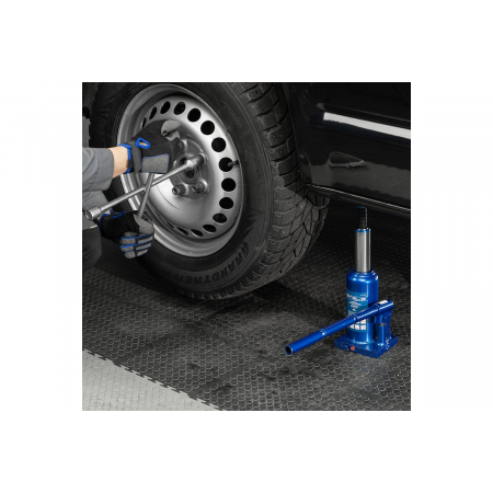 Домкрат STELS 51140 гидравлический бутылочный телескопический, 4 т, фото , изображение 5
