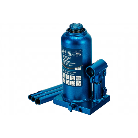 Домкрат STELS 51140 гидравлический бутылочный телескопический, 4 т, фото , изображение 8