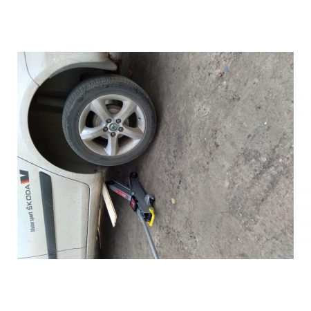 Домкрат MATRIX 51028 гидравлический подкатный 2 т h подъема 135–385мм в пласт. кейсе master, фото , изображение 27