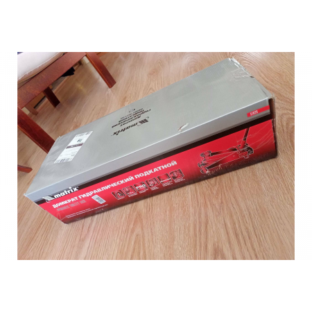 Домкрат MATRIX 51028 гидравлический подкатный 2 т h подъема 135–385мм в пласт. кейсе master, фото , изображение 31