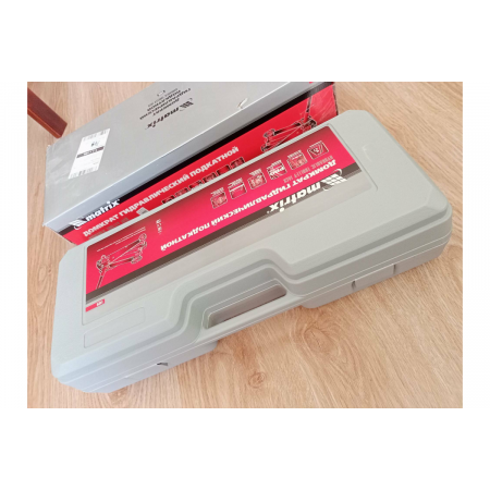 Домкрат MATRIX 51028 гидравлический подкатный 2 т h подъема 135–385мм в пласт. кейсе master, фото , изображение 34