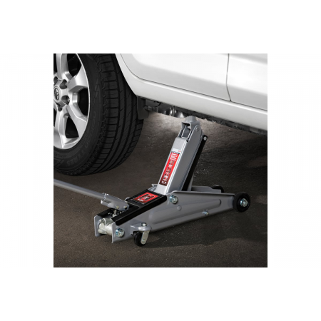 Домкрат MATRIX 51040  подкатный 3т h подъема 150–530мм, фото , изображение 12