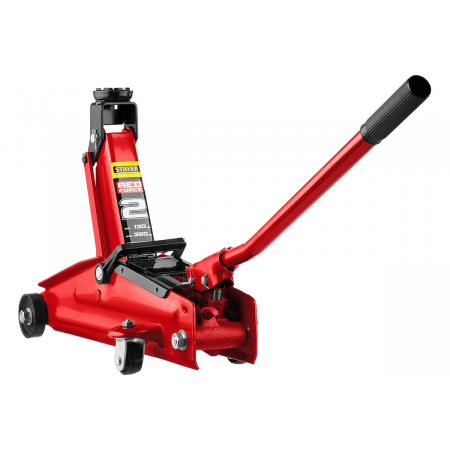 Домкрат STAYER 43153-2  гидравлический подкатной red force 2т 130-350мм, фото , изображение 4