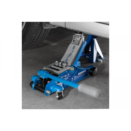 Домкрат STELS 51131  гидравлический подкатной поворотная рукоятка 2т low profile 100-350мм, фото , изображение 12