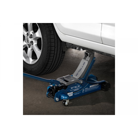 Домкрат STELS 51131  гидравлический подкатной поворотная рукоятка 2т low profile 100-350мм, фото , изображение 7