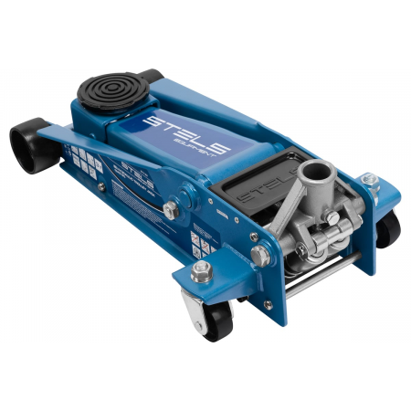 Домкрат STELS 51133  гидравлический подкатной быстрый подъем 3 т quick lift 130–465мм профессиональ, фото , изображение 14