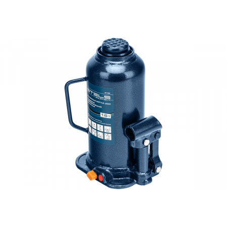 Домкрат гидравлический бутылочный, 16 т, h подъема 227–457 мм// Stels, фото , изображение 8