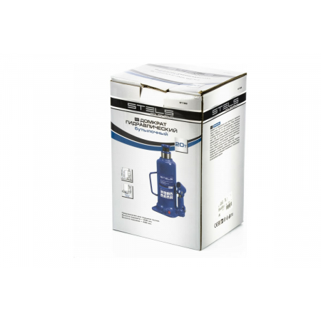 Домкрат гидравлический бутылочный, 20 т, h подъема 235-445 мм// Stels, фото , изображение 2