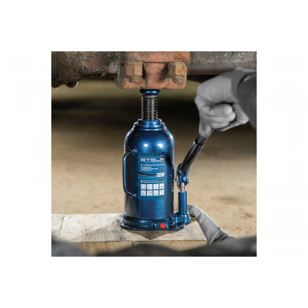 Домкрат гидравлический бутылочный, 20 т, h подъема 235-445 мм// Stels, фото , изображение 8