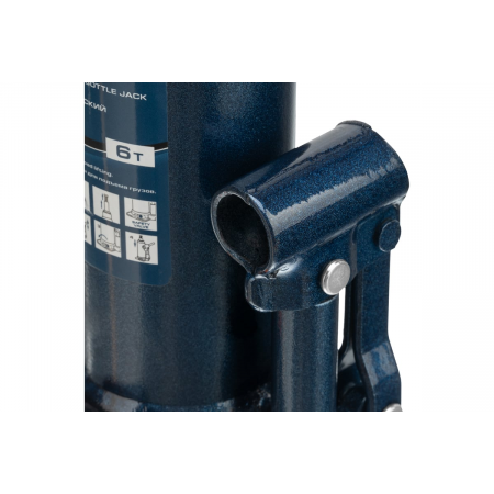 Домкрат гидравлический бутылочный, 6 т, h подъема 207-404 мм, в пласт. кейсе// Stels, фото , изображение 19