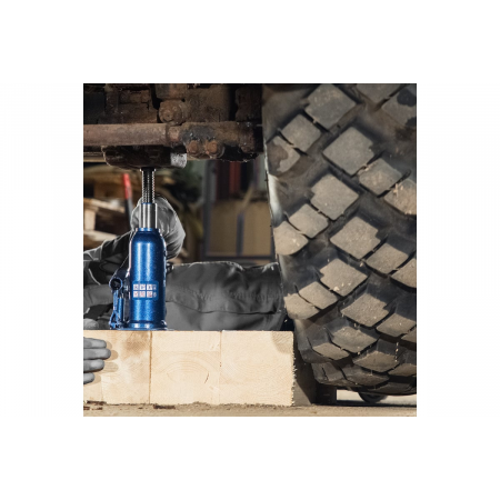 Домкрат гидравлический бутылочный, 8 т, h подъема 222-447 мм// Stels, фото , изображение 9