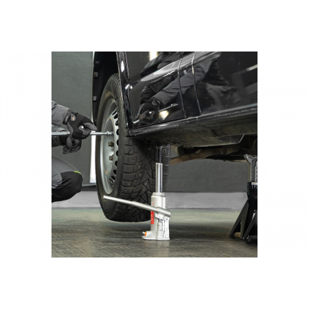 Домкрат гидравлический бутылочный, 4 т, h подъема 194–372 мм// Matrix, фото , изображение 2