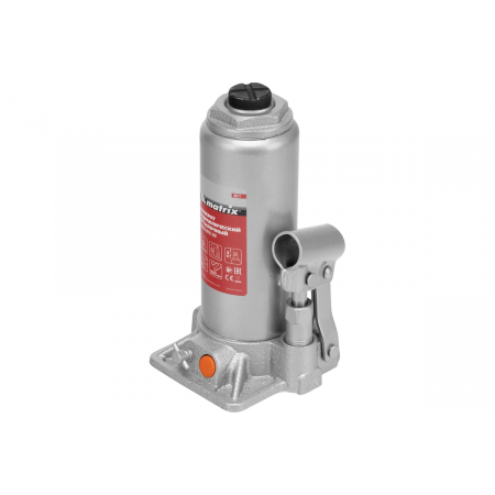 Домкрат гидравлический бутылочный MATRIX, 6 т, h подъема 216–413 мм 50777, фото , изображение 15