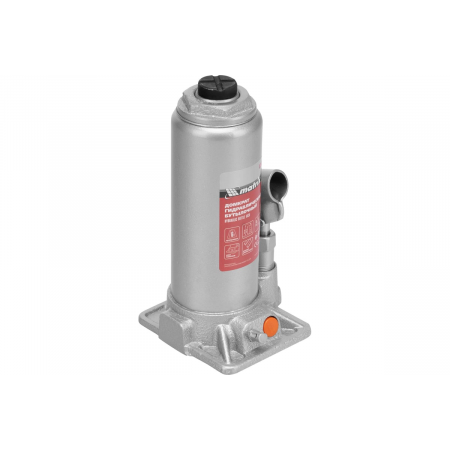 Домкрат гидравлический бутылочный MATRIX, 6 т, h подъема 216–413 мм 50777, фото , изображение 16