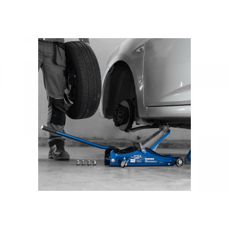 Домкрат STELS 51129  гидравлический подкатной 2 тонны low profile 80-380мм, фото , изображение 11