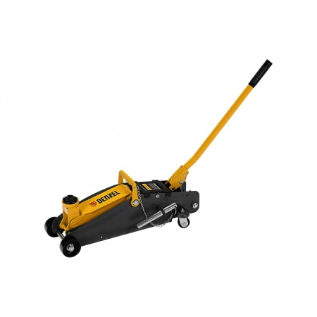 Домкрат гидравлический подкатной с фиксатором, 2,8 т, 135-385 мм, в кейсе// Denzel, фото , изображение 11