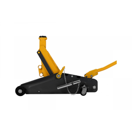 Домкрат гидравлический подкатной с фиксатором, 2,8 т, 135-385 мм, в кейсе// Denzel, фото , изображение 14