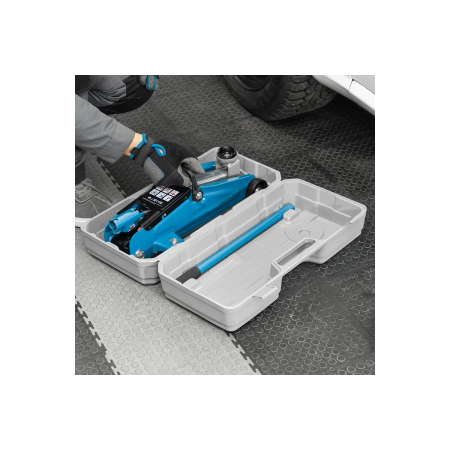 Домкрат гидравлический подкатной, 2 т, h подъема 140-340 мм, в кейсе// Stels, фото , изображение 7