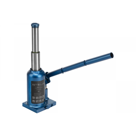 Домкрат STELS 51116  гидравлический бутылочный телескопический 4 т h подъема 170–420мм, фото , изображение 7