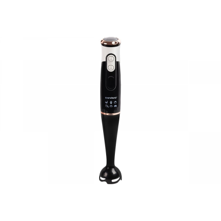 Блендер погружной Endever Sigma-83, цвет черный/белый, мощность 1000Вт,  нож из нержавеющей стали, комплект аксессуаров, 8 шт/уп., фото , изображение 3