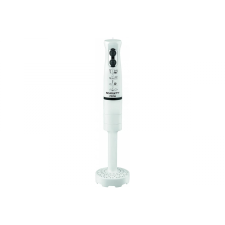 Блендер SCARLETT SC-HB42M33 белый Максимальная мощность 700 Вт, 4 в 1: подходит для измельчения, взбивания, смешивания, приготовления картофельного пюре, Измельчитель 0.6л Насадка блендер из нержавеющей стали «Steel Pro», Венчик для взбивания Насадка для, фото , изображение 5