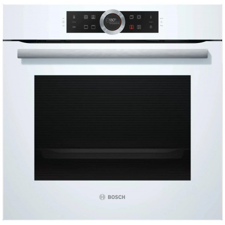 Духовой шкаф Электрический Bosch HBG634BW1 белый, встраиваемый, фото 