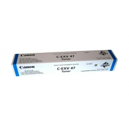Тонер-картридж Canon C-EXV47C 8517B002 голубой для принтера iR-ADV С351iF/C350i/C250i, фото 