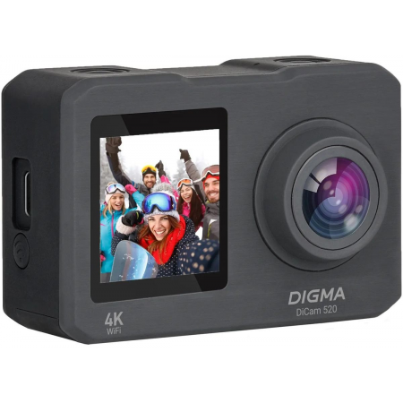 Экшн-камера Digma DiCam 520 Серый, фото , изображение 6