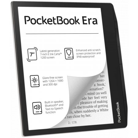 Электронная книга PocketBook 700 ERA Серебристый, фото , изображение 2
