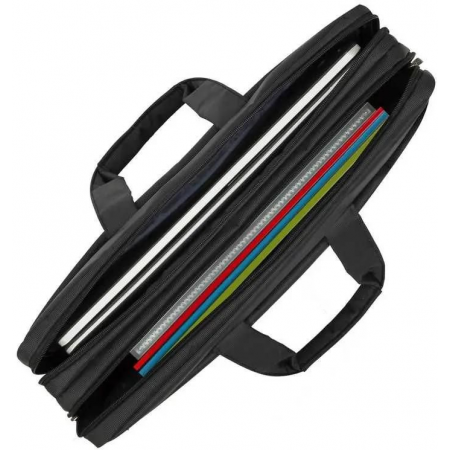 Сумка для ноутбука 17.3 Riva 8257 черный полиэстер, фото , изображение 5