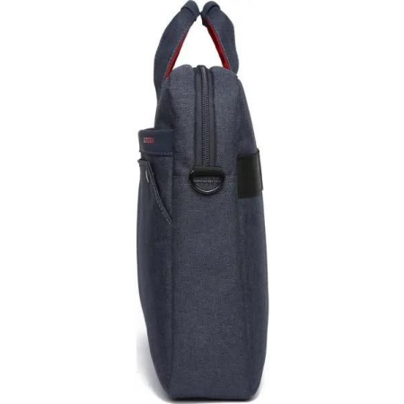 Сумка SUMDEX PON-202NV(полиэстр синий до 15,6)	, фото , изображение 3