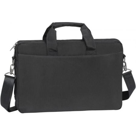 Сумка для ноутбука 16 Riva 8530 черный полиэстер, фото , изображение 2