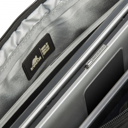 Сумка для ноутбука 16 Riva 8530 черный полиэстер, фото , изображение 14