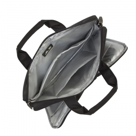 Сумка для ноутбука 16 Riva 8530 черный полиэстер, фото , изображение 3