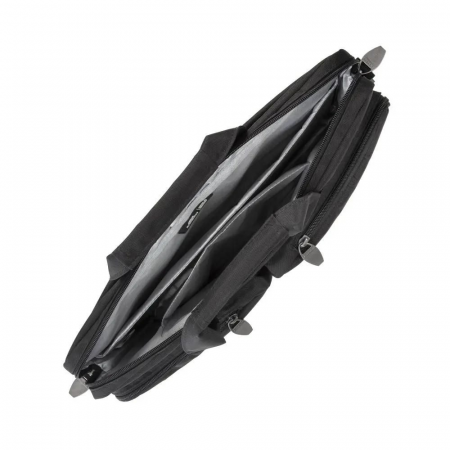 Сумка для ноутбука 16 Riva 8530 черный полиэстер, фото , изображение 4