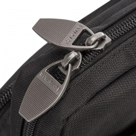 Сумка для ноутбука 16 Riva 8530 черный полиэстер, фото , изображение 7