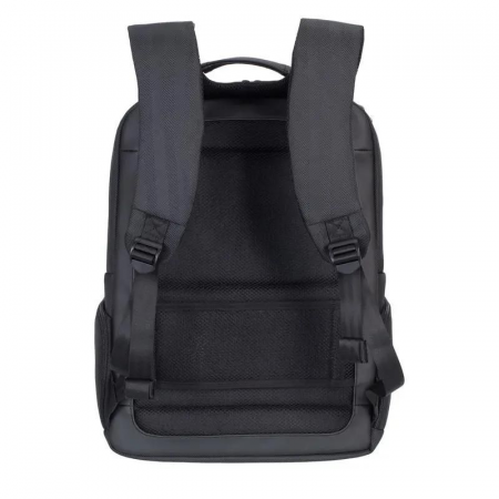 Рюкзак для ноутбука 15.6 Riva 8165 черный полиуретан/полиэстер, фото , изображение 2