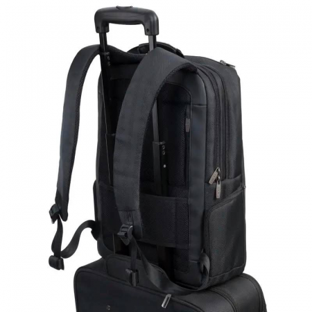 Рюкзак для ноутбука 15.6 Riva 8165 черный полиуретан/полиэстер, фото , изображение 10