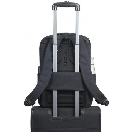 Рюкзак для ноутбука 17.3 Riva 8365 черный полиэстер, фото , изображение 6