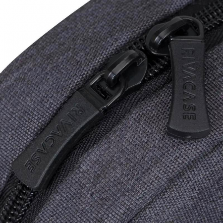 Сумка для ноутбука 15.6 Riva 7730 черный полиэстер, фото , изображение 6