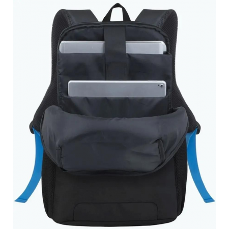 Рюкзак для ноутбука 15.6 Riva 8067 черный полиэстер, фото , изображение 3