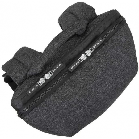 Рюкзак для ноутбука 15.6 Riva 8861 черный полиуретан/полиэстер, фото , изображение 4