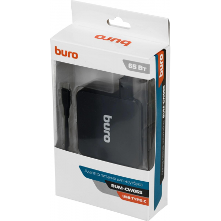 Блок питания Buro BUM-СW065 автоматический 65W 5V-20V 3.25A от бытовой электросети, фото , изображение 10