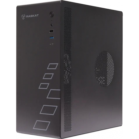 Компьютер Raskat Standart 300 (Intel Core i3 12100, RAM 8Gb, SSD 240Gb, no OS, kb+ms, black), фото , изображение 2