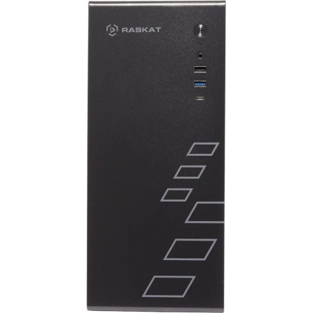 Компьютер Raskat Standart 300 (Intel Core i3 12100, RAM 8Gb, SSD 240Gb, no OS, kb+ms, black), фото , изображение 3