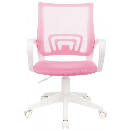 Кресло Бюрократ CH-W695NLT розовый TW-06A TW-13A сетка/ткань крестовина пластик пластик белый, фото , изображение 2